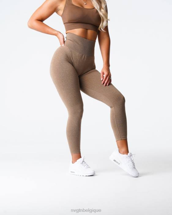 0LFV582 moka aptitude NVGTN femmes jambières sans couture nv