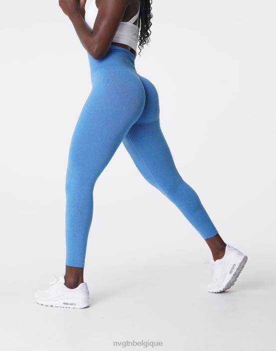 0LFV584 océan bleu aptitude NVGTN femmes jambières sans couture nv
