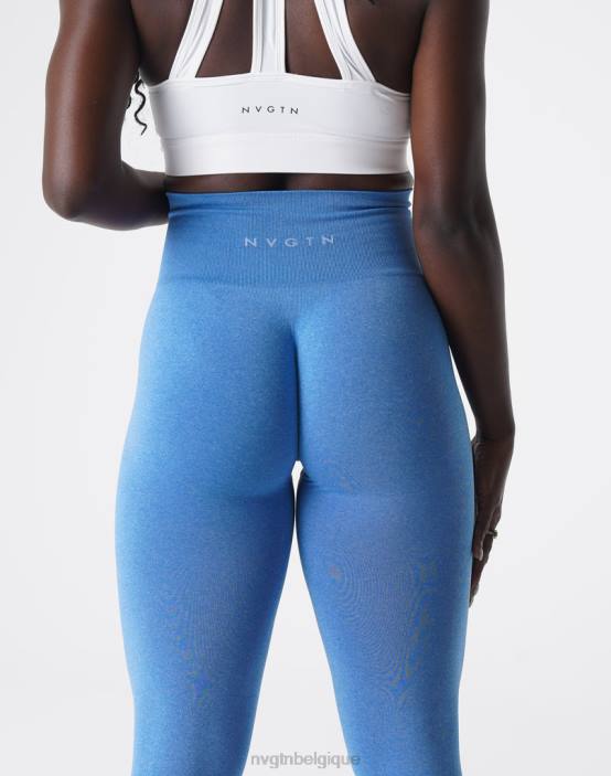 0LFV584 océan bleu aptitude NVGTN femmes jambières sans couture nv