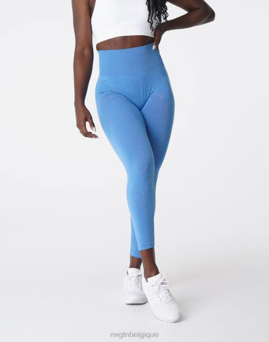 0LFV584 océan bleu aptitude NVGTN femmes jambières sans couture nv