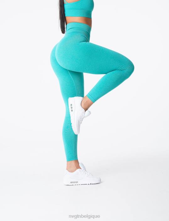 0LFV585 turquoise aptitude NVGTN femmes jambières sans couture nv