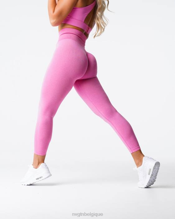 0LFV587 bubble gum rose aptitude NVGTN femmes jambières sans couture nv