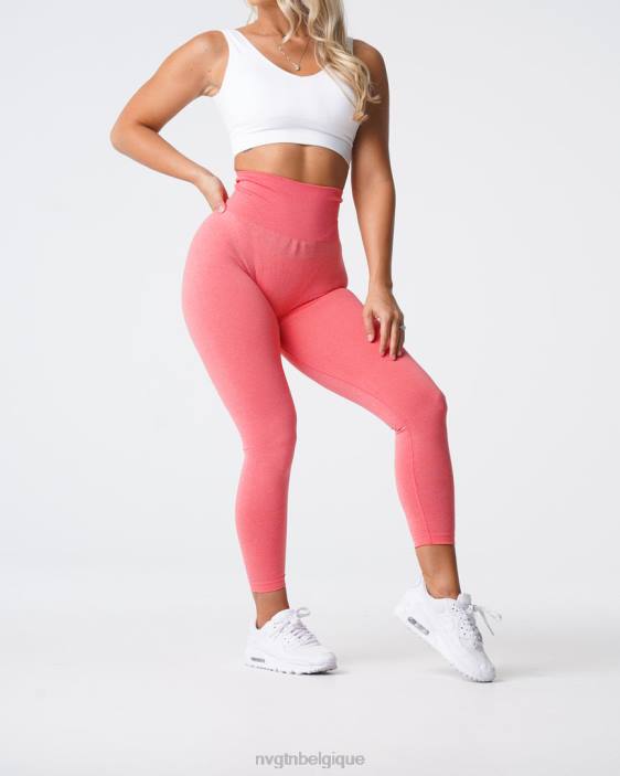 0LFV597 corail aptitude NVGTN femmes jambières sans couture nv