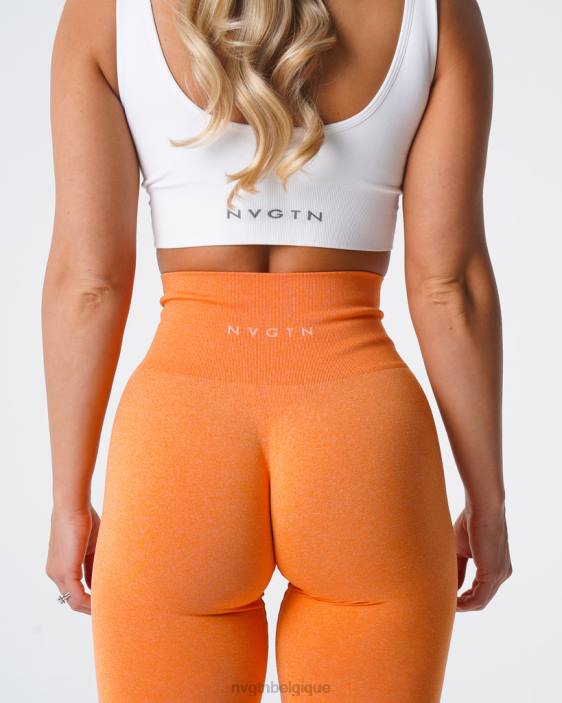 0LFV598 coucher de soleil orange aptitude NVGTN femmes jambières sans couture nv