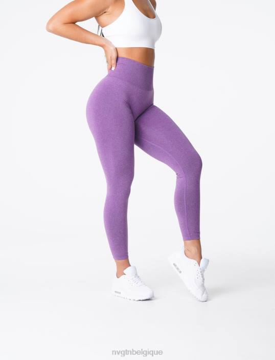 0LFV599 violet aptitude NVGTN femmes jambières sans couture nv