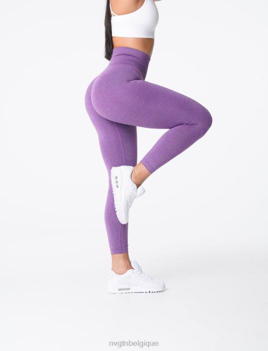 0LFV599 violet aptitude NVGTN femmes jambières sans couture nv