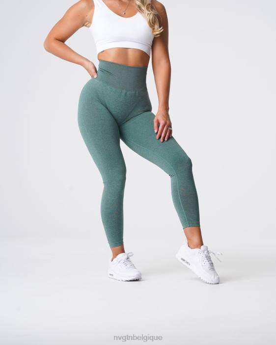 0LFV604 forêt verte aptitude NVGTN femmes jambières sans couture nv