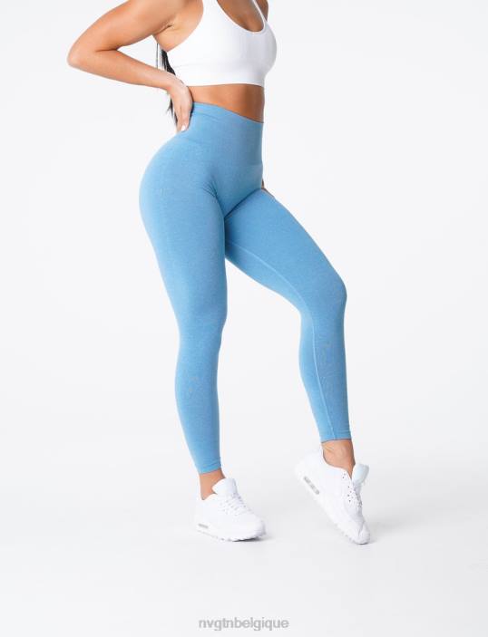0LFV606 bleu ciel aptitude NVGTN femmes jambières sans couture nv