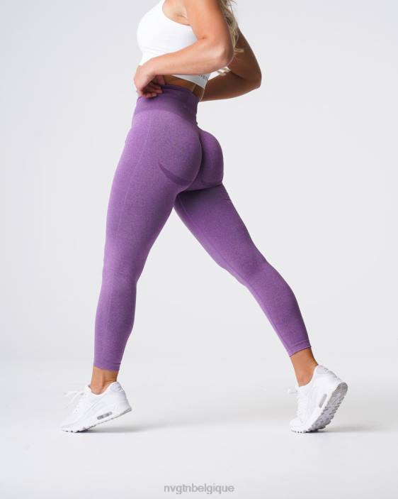 0LFV616 violet aptitude NVGTN femmes leggings sans couture courbe