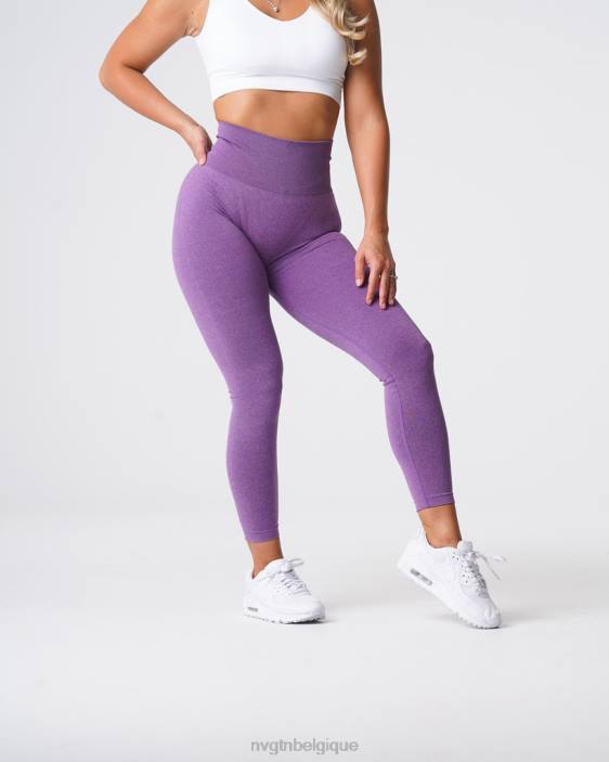 0LFV616 violet aptitude NVGTN femmes leggings sans couture courbe