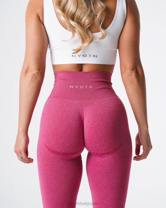 0LFV617 cramoisi aptitude NVGTN femmes leggings sans couture courbe