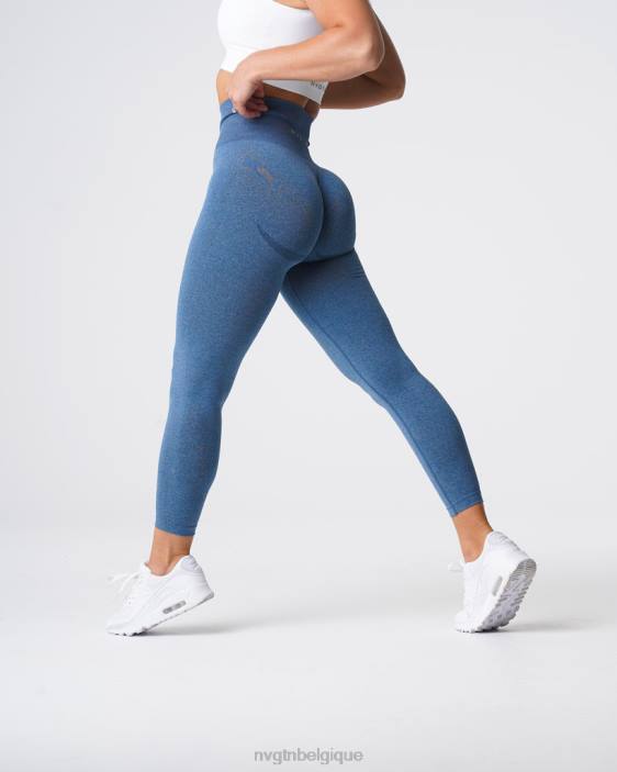 0LFV619 bleu ardoise aptitude NVGTN femmes leggings sans couture courbe