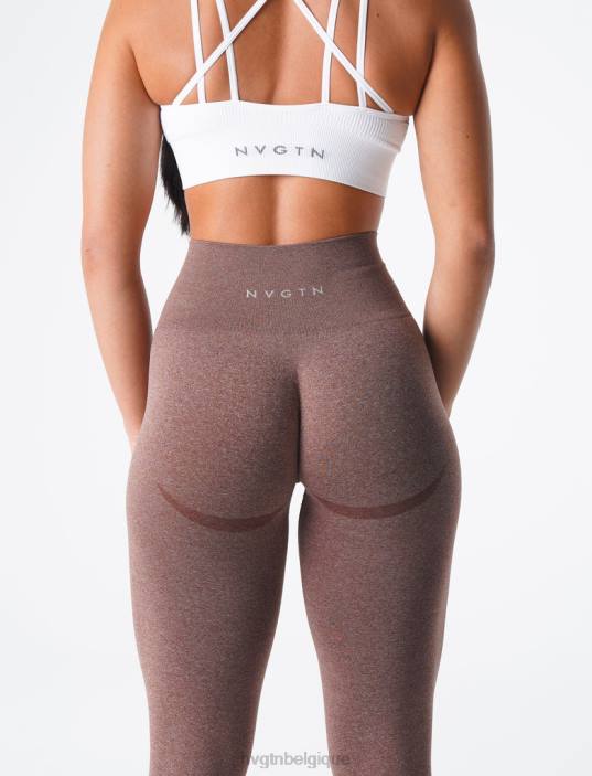 0LFV623 cacao aptitude NVGTN femmes leggings sans couture courbe