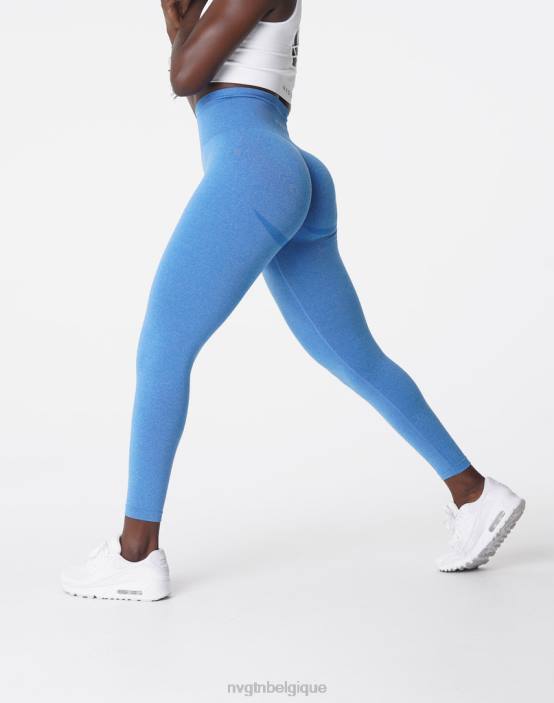 0LFV624 océan bleu aptitude NVGTN femmes leggings sans couture courbe