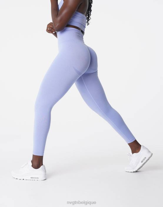 0LFV626 pervenche aptitude NVGTN femmes leggings sans couture courbe