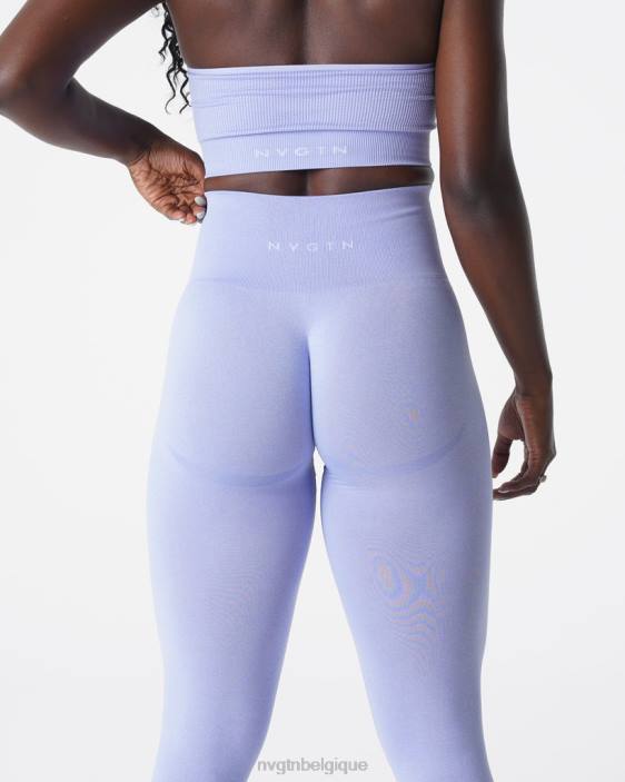 0LFV626 pervenche aptitude NVGTN femmes leggings sans couture courbe
