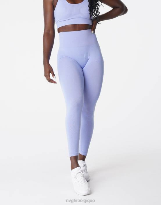0LFV626 pervenche aptitude NVGTN femmes leggings sans couture courbe
