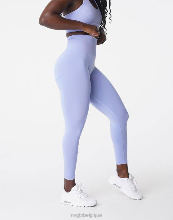 0LFV626 pervenche aptitude NVGTN femmes leggings sans couture courbe