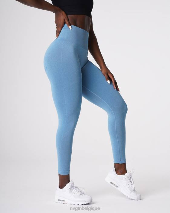 0LFV632 bleu ciel aptitude NVGTN femmes leggings sans couture courbe