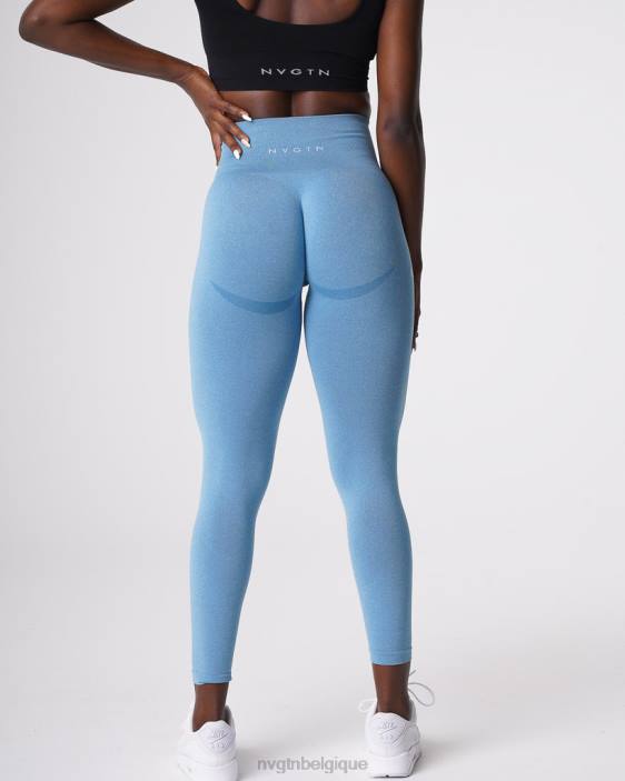 0LFV632 bleu ciel aptitude NVGTN femmes leggings sans couture courbe