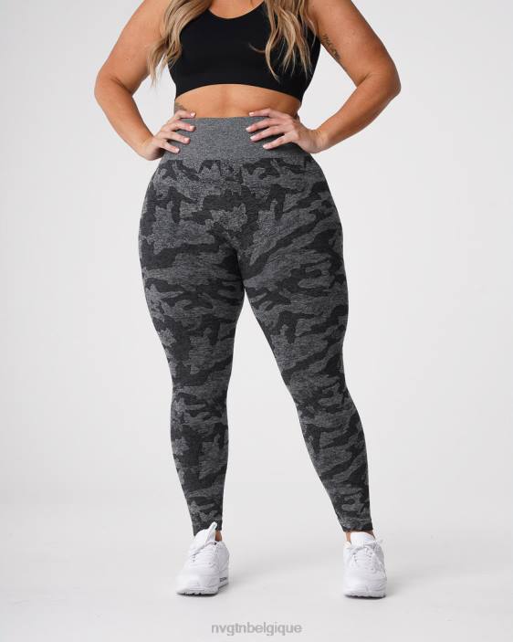 0LFV656 noir aptitude NVGTN femmes legging camouflage sans couture