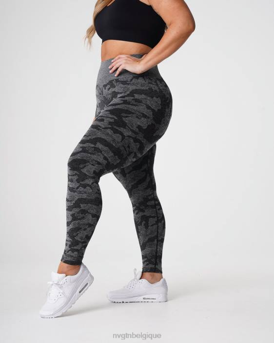 0LFV656 noir aptitude NVGTN femmes legging camouflage sans couture