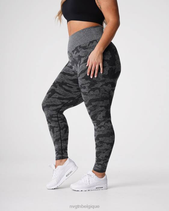 0LFV656 noir aptitude NVGTN femmes legging camouflage sans couture