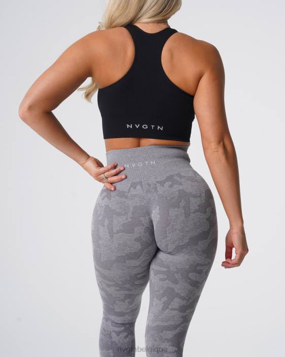 0LFV657 gris aptitude NVGTN femmes legging camouflage sans couture