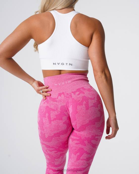 0LFV659 bubble gum rose aptitude NVGTN femmes legging camouflage sans couture