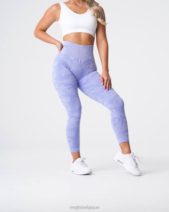 0LFV660 pervenche aptitude NVGTN femmes legging camouflage sans couture