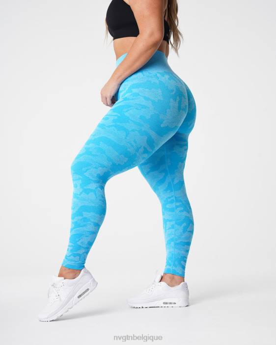 0LFV666 Caraïbes aptitude NVGTN femmes legging camouflage sans couture