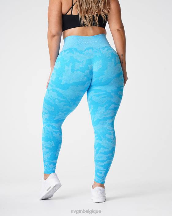 0LFV666 Caraïbes aptitude NVGTN femmes legging camouflage sans couture