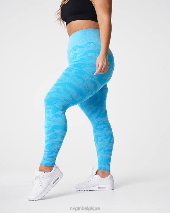 0LFV666 Caraïbes aptitude NVGTN femmes legging camouflage sans couture