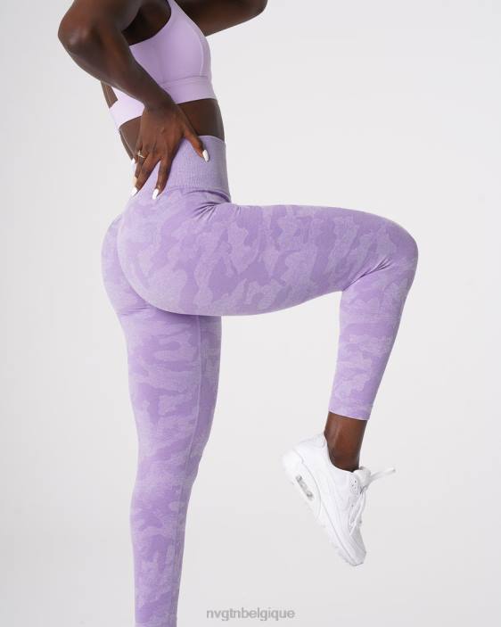 0LFV671 lilas aptitude NVGTN femmes legging camouflage sans couture