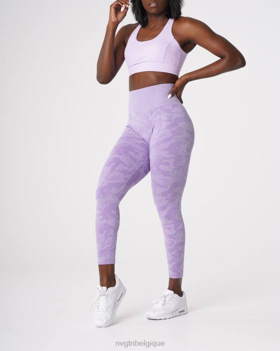 0LFV671 lilas aptitude NVGTN femmes legging camouflage sans couture