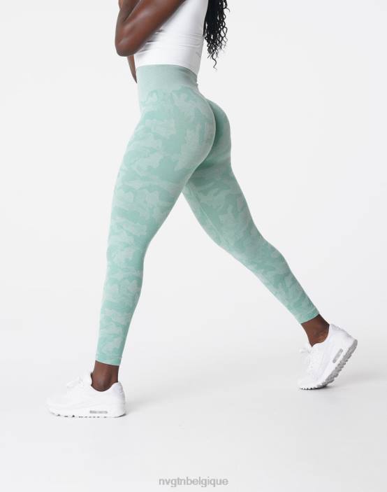 0LFV672 vert sauge aptitude NVGTN femmes legging camouflage sans couture