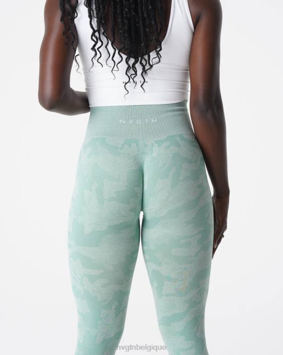 0LFV672 vert sauge aptitude NVGTN femmes legging camouflage sans couture