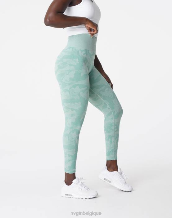 0LFV672 vert sauge aptitude NVGTN femmes legging camouflage sans couture