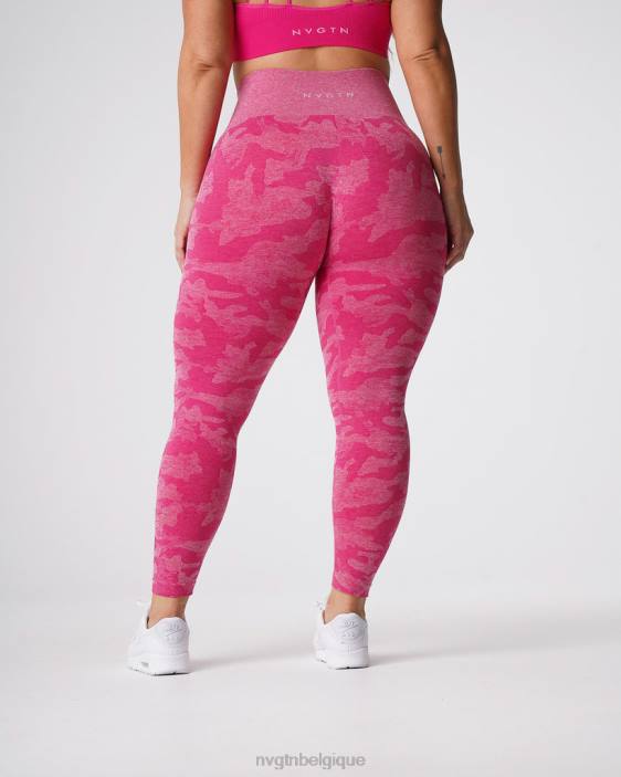 0LFV673 fuchsia aptitude NVGTN femmes legging camouflage sans couture
