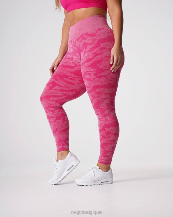 0LFV673 fuchsia aptitude NVGTN femmes legging camouflage sans couture
