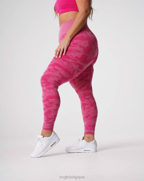 0LFV673 fuchsia aptitude NVGTN femmes legging camouflage sans couture