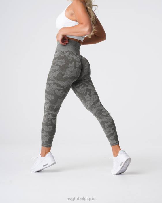 0LFV675 vert kaki aptitude NVGTN femmes legging camouflage sans couture