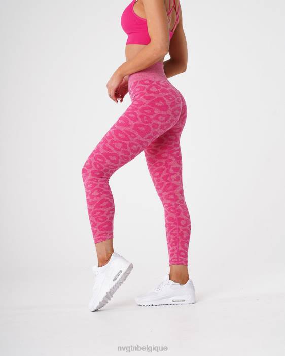 0LFV689 fuchsia aptitude NVGTN femmes legging léopard sans couture