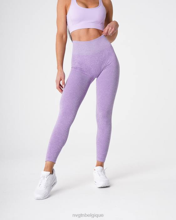 0LFV692 lilas aptitude NVGTN femmes leggings sans couture en peau de serpent