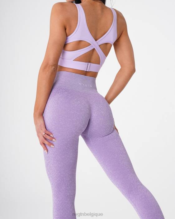 0LFV692 lilas aptitude NVGTN femmes leggings sans couture en peau de serpent