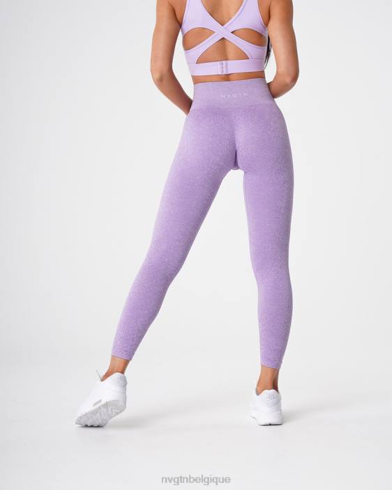 0LFV692 lilas aptitude NVGTN femmes leggings sans couture en peau de serpent
