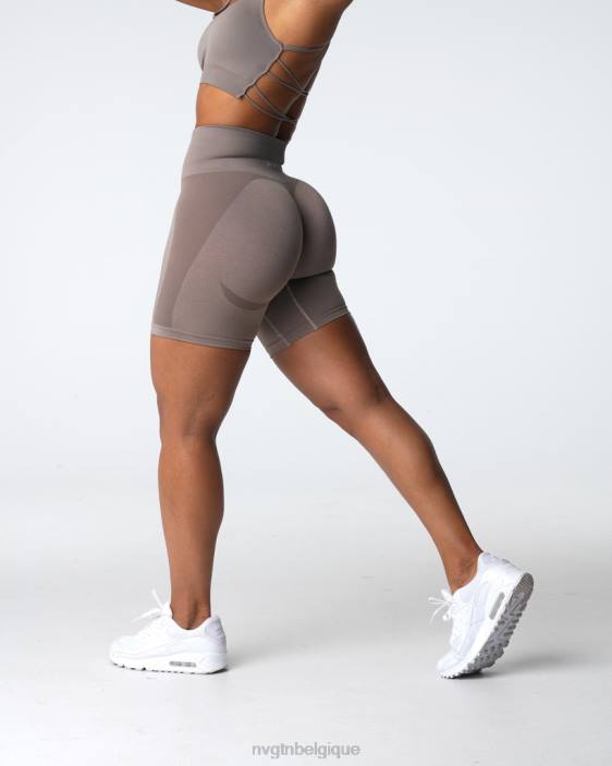 0LFV320 taupe aptitude NVGTN femmes short contour 2.0 sans couture