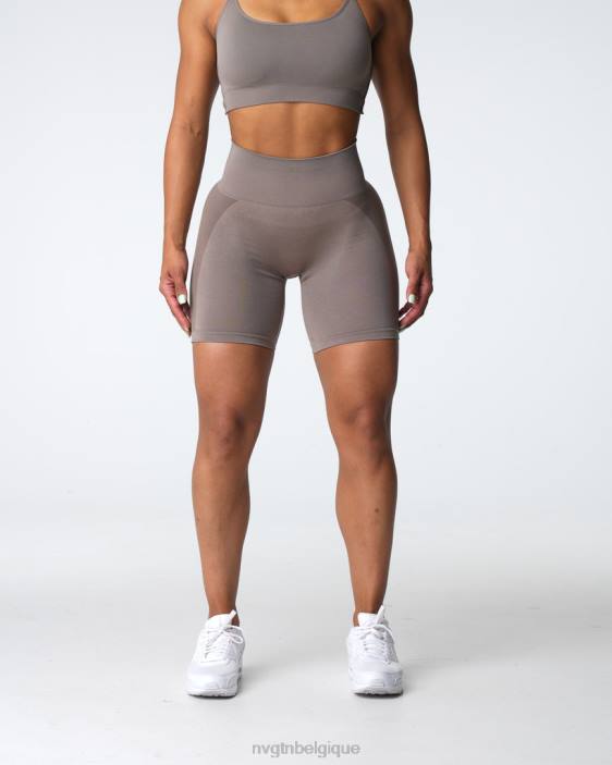 0LFV320 taupe aptitude NVGTN femmes short contour 2.0 sans couture