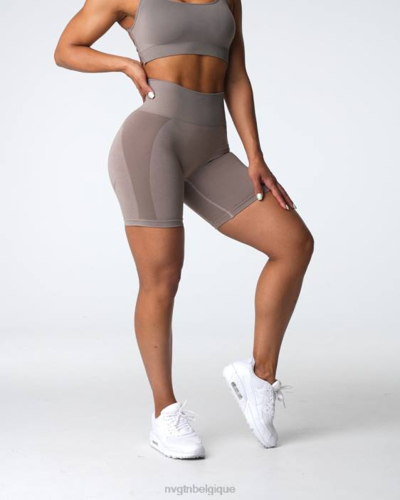 0LFV320 taupe aptitude NVGTN femmes short contour 2.0 sans couture