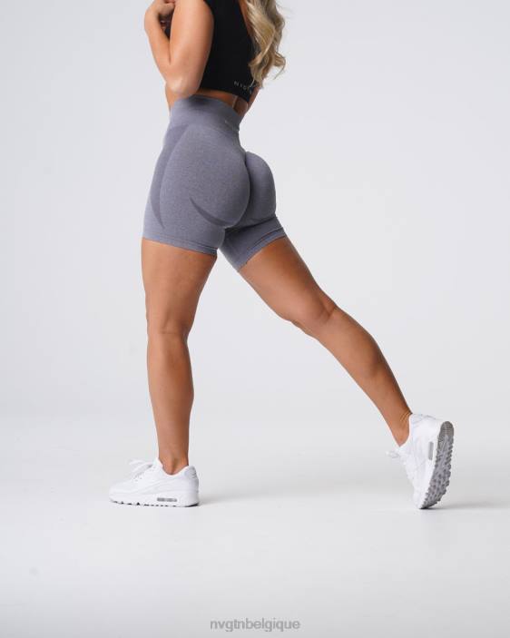 0LFV322 gris aptitude NVGTN femmes short contour sans coutures